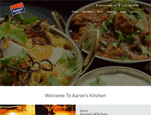 Tablet Screenshot of aaronsfood.com